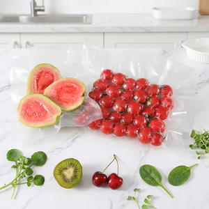 Sacs d'emballage alimentaire sous vide en plastique transparent thermosoudé, à faible MOQ, pour viande fraîche, vente directe d'usine - Product Image 1