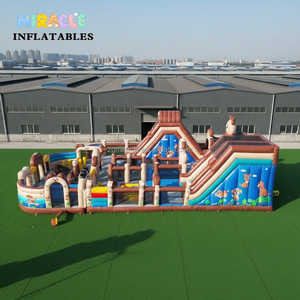 Château gonflable professionnel en PVC pour chiots, grand château de saut avec toboggan pour location événementielle - Product Image 5