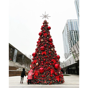 Thiết kế mới 8 10 12 15 mét ngoài trời khổng lồ Cây giáng sinh với ấm trắng đèn LED bao gồm cho thành phố công viên vuông trang trí - Product Image 5