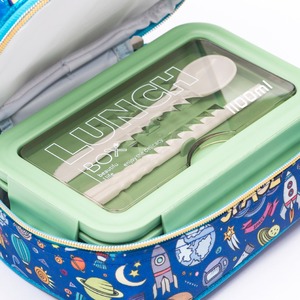 กระเป๋าใส่อาหารกลางวันหนังโฮโลแกรมรูปจรวดสำหรับเด็กผู้ชาย - Product Image 2