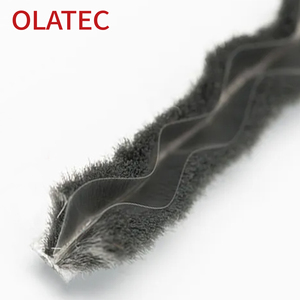 Bande d'étanchéité OLATEC Fin Pile Weather Strip en nylon haute densité pour portes et fenêtres coulissantes en aluminium, coupe-vent, anti-poussière, certifiée RoHS - Product Image 2