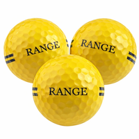 Balles de golf personnalisées vierges en deux parties pour le practice, impression sur mesure, vente en gros XJT GOLF 2PC RANGE BALLS