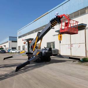 רב תכליתיים 12 טון מיני זחילה קרולר מנוף Rc הידראולי טלסקופי בום חשמלי העכביש מחיר - Product Image 6