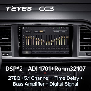 Lecteur DVD de voiture TEYES CC3 pour Seat Ateca <span class=keywords><strong>Cupra</strong></span> 2016 - <span class=keywords><strong>2021</strong></span> 9 pouces Android Auto Navigation GPS Lecteur DVD de voiture - Product Image 3