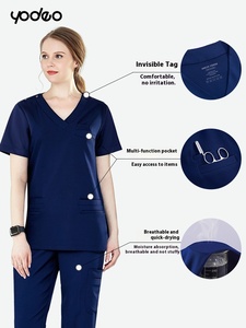 Uniformes Médicos para Mujer, Uniformes de Hospital de Secado Rápido, Elásticos, para Quirófano, Fabricantes de Uniformes Médicos - Product Image 5