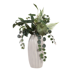 Vaso Texturizzato Contemporaneo per Fiori, Decorazione Elegante per Soggiorno e Tavolo da Pranzo - Product Image 2