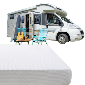 <span class=keywords><strong>Matelas</strong></span> de <span class=keywords><strong>camping</strong></span>-<span class=keywords><strong>car</strong></span> Dyonery RV, taille courte Queen, 8 pouces, en <span class=keywords><strong>mousse</strong></span> à mémoire de forme respirante, fermeté moyenne, sans fibre de verre, avec boîte de rangement intégrée, conçu et assemblé - Product Image 1