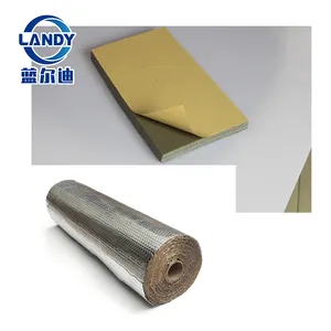 Self Adhesive Insulation Acoustic Epe Foam Alu Foil Insulation Roll Heat Isolated Core Insulation Box Liner Material Epe Back Adhesive Insulation