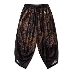 Pantalones Harajuku de estilo japonés para hombre y mujer, disfraz de Sakura Samurai, pantalones holgados de moda <span class=keywords><strong>tradicional</strong></span> florecientes, <span class=keywords><strong>Haori</strong></span> - Product Image 2