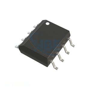 MC33202VD 8 SOlC (0.154 นิ้ว, กว้าง 3.90 มม.) ชิปวงจรรวม OPAMP GP 2 วงจร 8SOlC ของผู้ผลิต ชิ้นส่วนอิเล็กทรอนิกส์ ซื้อ - Product Image 1