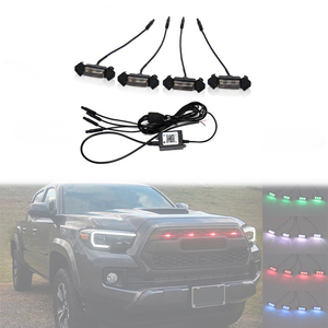 Kit de Luces LED RGB LUMA de 4 Piezas para 16-23 para Deportes/Todoterreno, Conexión APP Plug and Play, Parrilla Delantera, Nuevo Plástico - Product Image 1