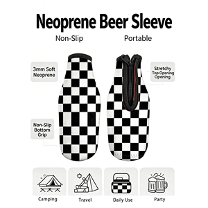 Funda de Neopreno para Botellas de Cerveza, Aislante de 3mm, Personalizada con Logotipo Impreso, Venta al Por Mayor - Product Image 6