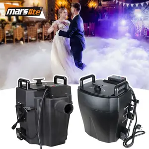 Marslite máquina de gelo seco, 3500w 6000w farol de festa de casamento baixo deitar nevoeiro máquina de fumo