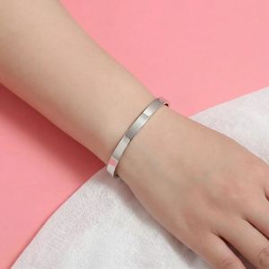 Bracciale a Polsino 2026 in Acciaio Inossidabile Grezzo, Gioielli e Braccialetti per Donna, Forniture per Creazione all'Ingrosso - Product Image 4