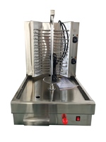 Four à rôtir électrique en acier inoxydable commercial vertical Kebab Shawarma Machine à rôtir rotative pour griller la dinde