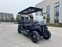 Voiture de patrouille électrique 48V, 5-6 places, Buggy de golf tout-terrain 4x4, Chariot de golf, Buggies, Véhicules de type chariot de golf, Frein à disque, Voiture rétro de loisirs