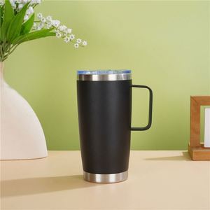 20Oz Stainless Steel Tumbler With Handle Spill Proof Sliding Lid Holiday Gift Sets Drop <b>Shipping</b> Available ASM26 - Product Image 3