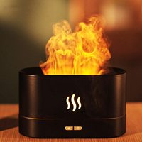 Diffuseur d'air à flamme Depulat, humidificateur portable silencieux, diffuseur d'arômes pour la maison, le bureau, le yoga ou la voiture, diffuseur d'huiles essentielles