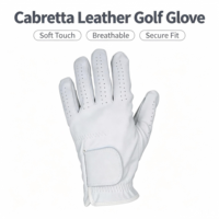 Gants de golf HAIYI en gros – Doux, durables, respirants, en microfibre et cuir PU, avec sangle de poignet réglable, doigts entiers, personnalisables en relief