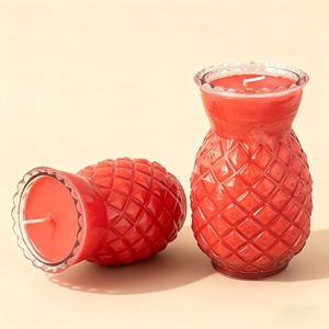 Bougie parfumée personnalisée de haute qualité avec logo Vente en gros Bougie votive Ghee Cire de paraffine Cire d'abeille Cire de soja - Product Image 5