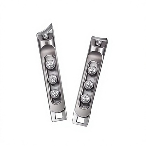 Kit de Cortaúñas de Acero al Carbono con Cuchilla Curva y Recta, Abertura de Mandíbula Ancha, Cortaúñas para Dedos de Manos y Pies, para Uñas Gruesas - Product Image 1