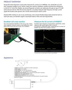 Micsig Rogowski Serie RCP Equipo de osciloscopio Interfaz BNC Sonda de corriente CA 2Hz Ancho de banda 30MHz Precisión 2% Corriente máxima - Product Image 3