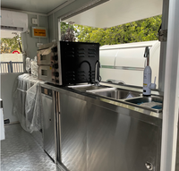 Tune Design Mobile Food Cart para la venta Fast Small Food Truck con equipo completo