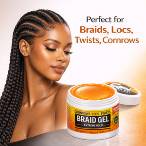 Gel Fijador de Cabello de Extrema Fijación, 5 oz, Etiqueta Privada Personalizada, Venta al Por Mayor, Hidratante, para Peinados con Trenzas - Product Image 2