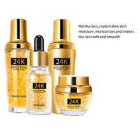 Huidverzorging Private Label Cosmetische Heldere Dag Nachtcrème 24K Goud Gel Slak Collageen Gezichtscrème Voor Huidverlichting