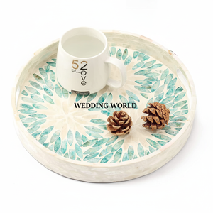 Plateau à chocolat Meilleures ventes Vaisselle design Dessus de table Fait à la main Vente chaude Articles de mariage Vente en gros Nouveau plateau à chocolat de luxe - Product Image 1