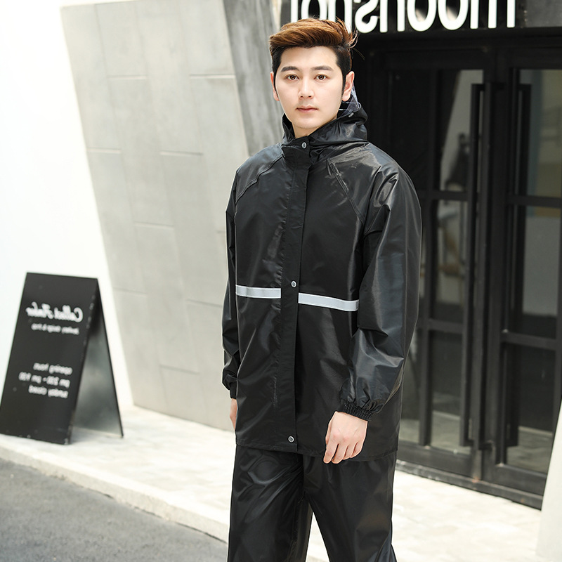 Black oxford cloth [single layer]]
