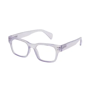 Proveedor de Taiwán Jelly Pastel Colorido Gafas de lectura de moda Rectángulo Gafas ópticas