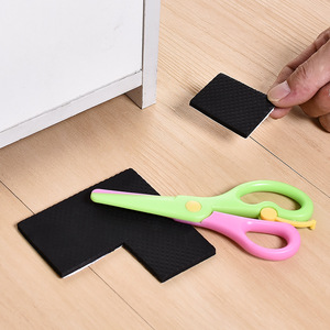 Patins antidérapants pour pieds de meubles, en caoutchouc épais, carrés, multi-tailles, pour la protection des tables et des chaises, résistants à l'usure - Product Image 4