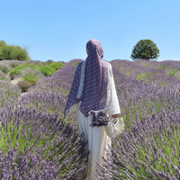 Hijab personnalisé imprimé en modal, hijab à pois, hijab de couleur claire, hijab très tendance, accessoires de mode et essentiel de la mode modeste