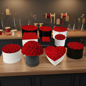 Iniciales de nombre de flor real <span class=keywords><strong>preservadas</strong></span> para el Día de San Valentín, despedida de soltera, decoración del hogar, grabado ecológico - Product Image 6