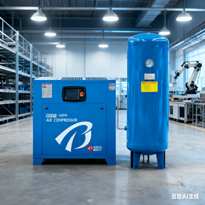 לחץ כבד 7.5 מדחס אוויר מסוג 13 בר עם מיכלי גז - Product Image 2