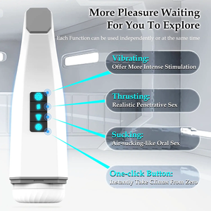 Giocattolo Sessuale Automatico per Uomo con Funzione di Spinta Elettrica, Suzione e Rotazione Senza Mani - Product Image 4