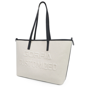 Women <b>Canvas</b> Tote <b>Bag</b> With Pouch <b>Large</b> Capacity Shoulder Handbag Custom Logo Shopping <b>Bag</b> For Daily Use - Product Image 2