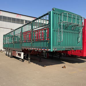 3 Axles 60t-80t Lowbed Lowboy Flat Deck Semi <b>Trailer</b> for Sale - Product Image 2