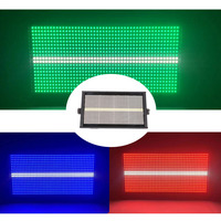 Barre lumineuse LED stroboscopique 960 pièces 864 5050RGB + 96x3W lumière blanche 8+8 Wash pour discothèque, boîte de nuit, DJ, mariage