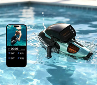 SUBLUE VAPOR Pro Scooter Aquatique Professionnel à Propulsion par Pompe, Scooter Sous-Marin Intelligent avec Contrôle par Application pour Sports Nautiques Extérieurs