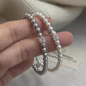 <span class=keywords><strong>Bracelet</strong></span> <span class=keywords><strong>en</strong></span> cristal <span class=keywords><strong>Swarovski</strong></span> autrichien pour femmes, style Instagram, minimaliste, luxe, zircon carré, manchette WS050 - Product Image 2