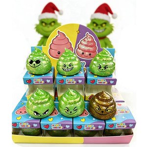 Squishy Caca Grinch à Rebond Lent, Jouet Squishy en Promotion, Squishy Grinch Amusant et Mignon pour Enfants - Product Image 1