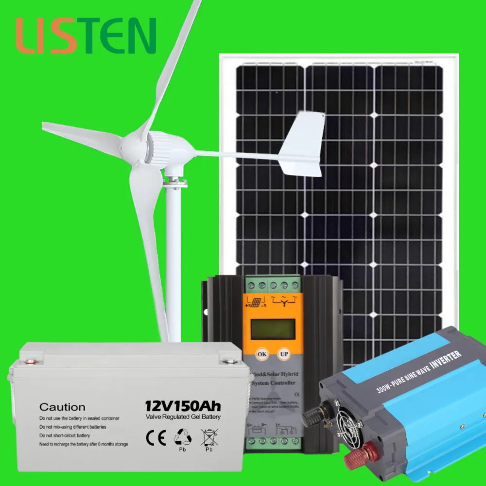 3000W 5000W 8000W Off Grid Mini Home Wind Zonne-energie Systeem Thuis Station 3kw Solar Kit Off grid Thuis Zonne-energie Systeem