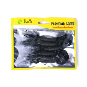 Ingrosso 5 pz/sacchetto <span class=keywords><strong>Esche</strong></span> da Pesca a Doppia Coda 11CM 7.5G, Grub a Due Code, Vermi, Wobbler, Swimbait, <span class=keywords><strong>Esche</strong></span> in Silicone - Product Image 5