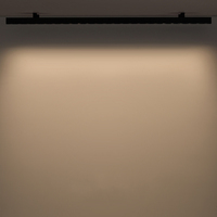 La calandre intérieure DC24V allume l'éclairage moderne de lavage de mur de logement d'alliage d'aluminium 6W 12W 24W LED mur de fond de musée de lumière linéaire