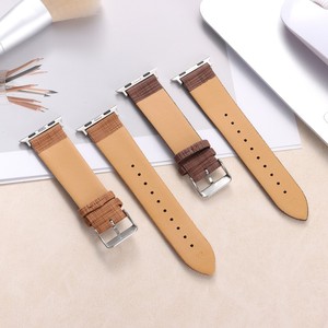 Bracelet de montre en cuir microfibre, bracelet de remplacement, 38 mm, 40 mm, 41 mm, 42 mm, 44 mm, 45 mm, pour montre intelligente, bracelet texturé doux - Product Image 3