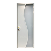 Portes en aluminium et verre de style français pour l'extérieur et l'intérieur, sur mesure, couleur personnalisée, panneaux doubles ou simples, verre trempé, salle de bain