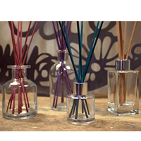 Bocaux de diffuseur en verre ambré 125 ml bocaux de diffuseur en verre ambre et ambre clair bocaux de diffuseur vides en verre avec couvercle