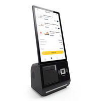 Kiosque de paiement automatique 15,6 pouces avec SDK, reconnaissance faciale, Android, machine de caisse tout-en-un pour restaurants, hôtels, magasins